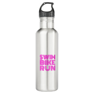 A great Triathlon gift for your friend or family Stainless Steel Water Bottle