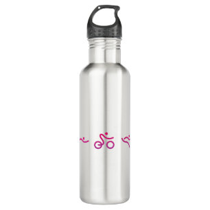 A great Triathlon gift for your friend or family Stainless Steel Water Bottle