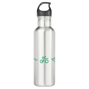 A great Triathlon gift for your friend or family Stainless Steel Water Bottle