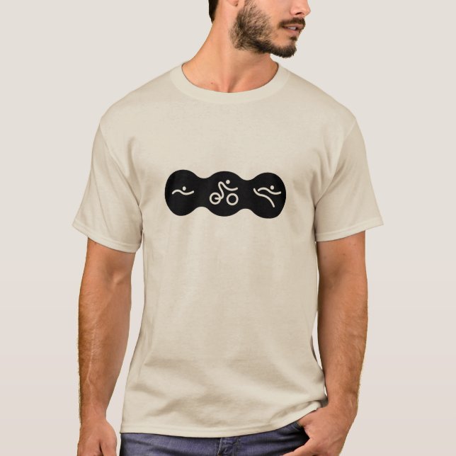 A great Triathlon gift for your friend or family T T-Shirt (Front)