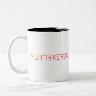 A great Triathlon gift for your friend or family Two-Tone Coffee Mug