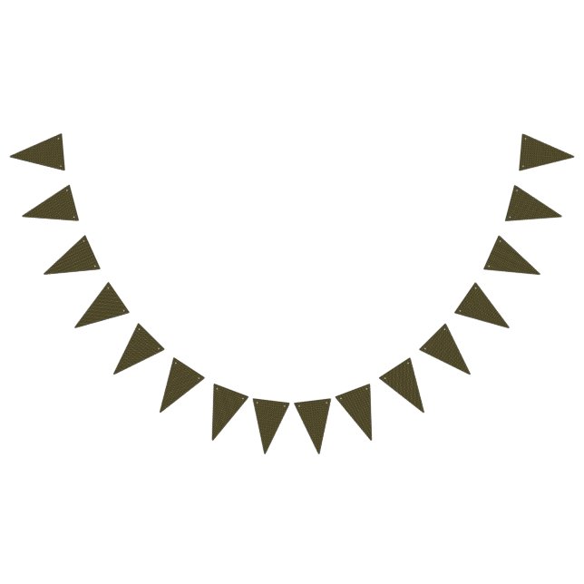 a green and white background with a wavy pattern bunting flags (All)