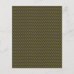 a green and white background with a wavy pattern flyer