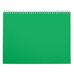 a green background with a calendar