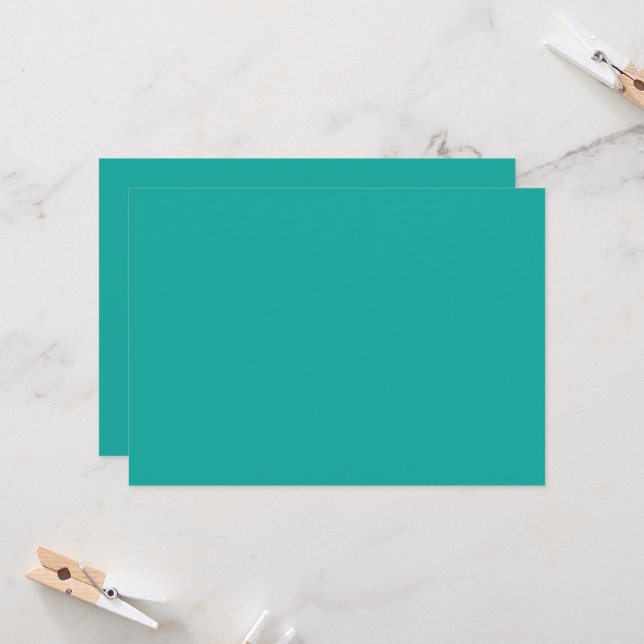 a green background with a  invitation (Front/Back In Situ)