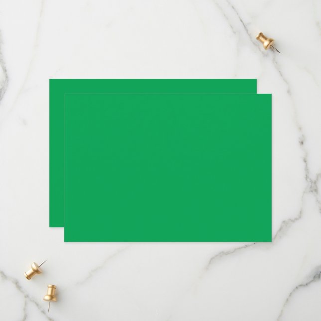 a green background with a save the date (Front/Back In Situ)