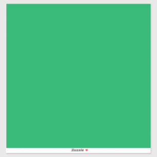 a green background with a sticker