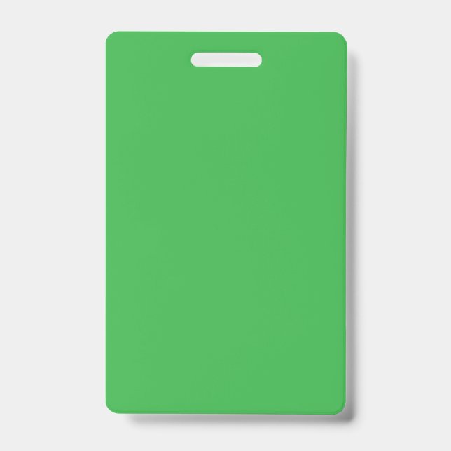 a green background with a white border badge (Front)