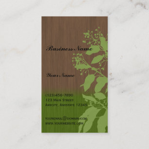 A Green Earth Business Card