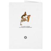 A Green Eyed Calico Cat Artistic Portrait (Back)