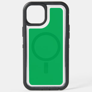 A green screen positioned against a white backgrou iPhone 15 plus case