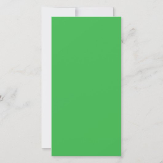 a green screen with a white background (Front)
