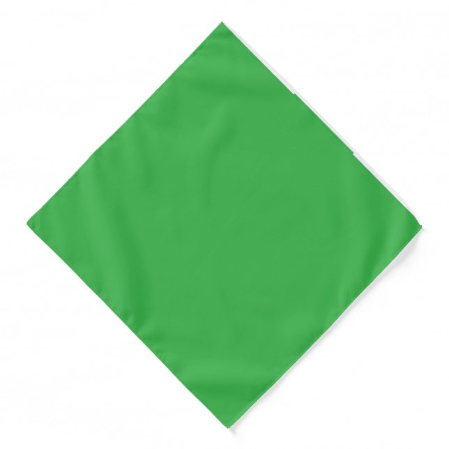 a green screen with a white background bandana (Front)
