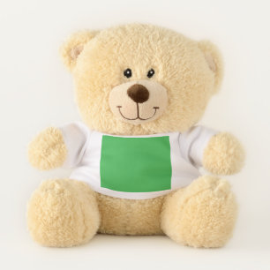 a green screen with a white background teddy bear
