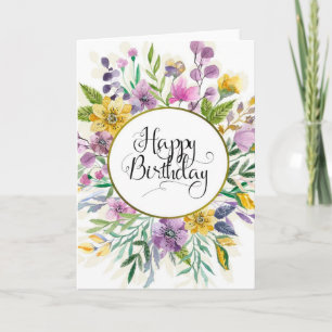 A Greeting Card for Birthdays