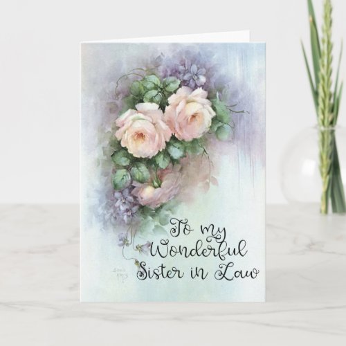 A Greeting Card for your Sister in Law