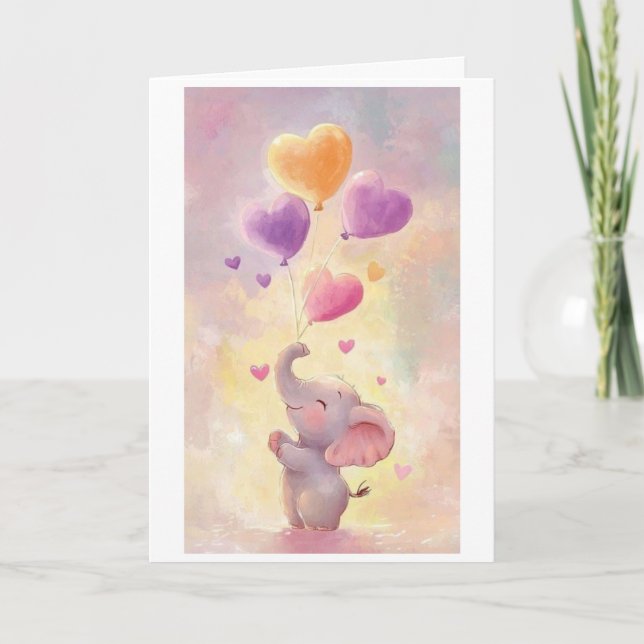 A greeting card left blank for your own message (Front)