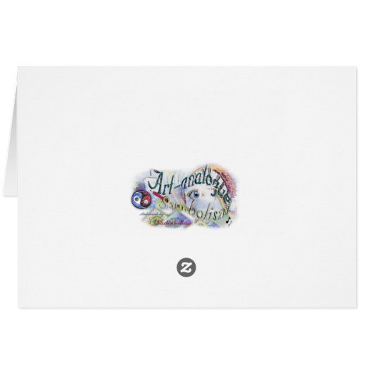 A greeting card with a message (Back Horizontal)