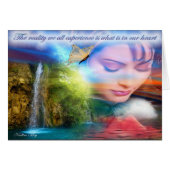 A greeting card with a message (Front Horizontal)