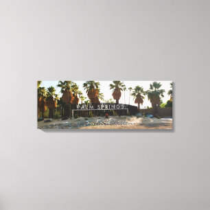 A GREETING FROM PALM SPRINGS CANVAS PRINT