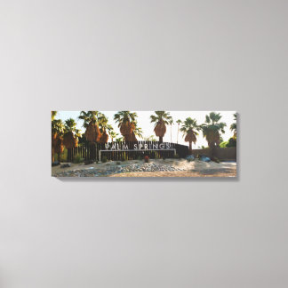 A GREETING  FROM PALM SPRINGS CANVAS PRINT