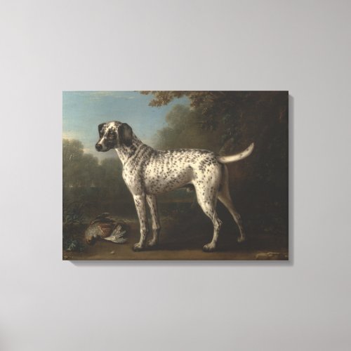 A Grey Spotted Hound by John Wootton Canvas Print
