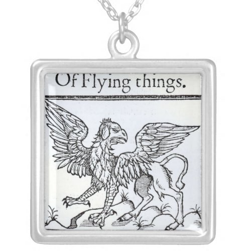 A Griffin Silver Plated Necklace