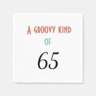 A groovy kind of 65 napkins
