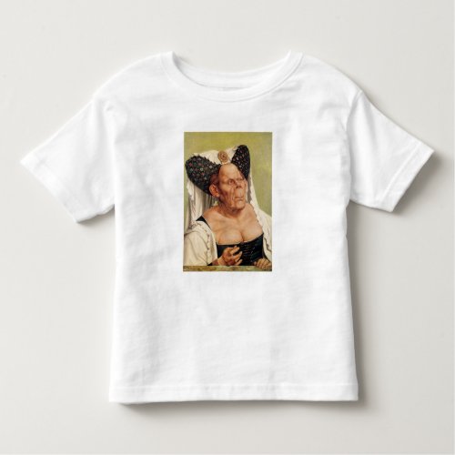 A Grotesque Old Woman possibly Princess Margaret Toddler T_shirt