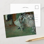 A Group of Dancers | Edgar Degas Postcard<br><div class="desc">A Group of Dancers by French impressionist artist Edgar Degas. Degas is famous for his pastel drawings and oil paintings. He was a master in depicting movement,  as can be seen in his many works of ballet dancers.

Use the design tools to add custom text or personalize the image.</div>