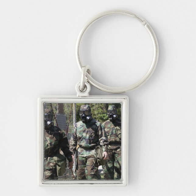 A group of Solar Challenge participants Keychain (Front)