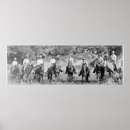 A Group Of Texas Cowboys Poster