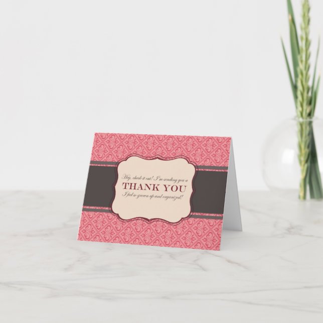 A Grown Up Thank You (Front)