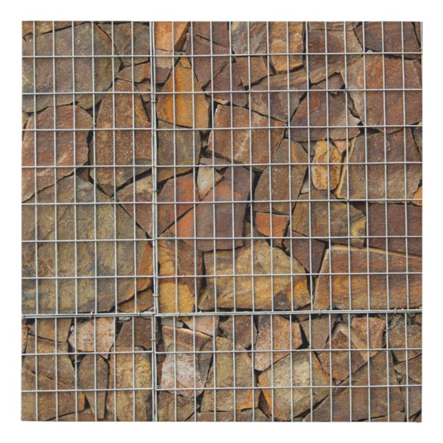 A grungy brick wall texture as backgroundabstract, faux canvas print (Front)