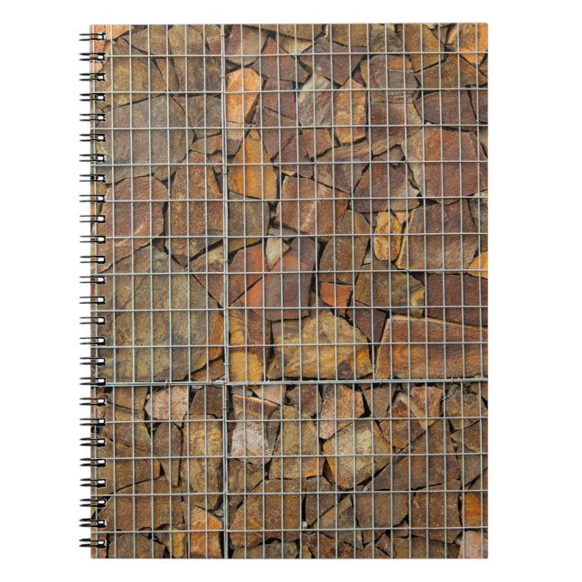A grungy brick wall texture as backgroundabstract, notebook (Front)