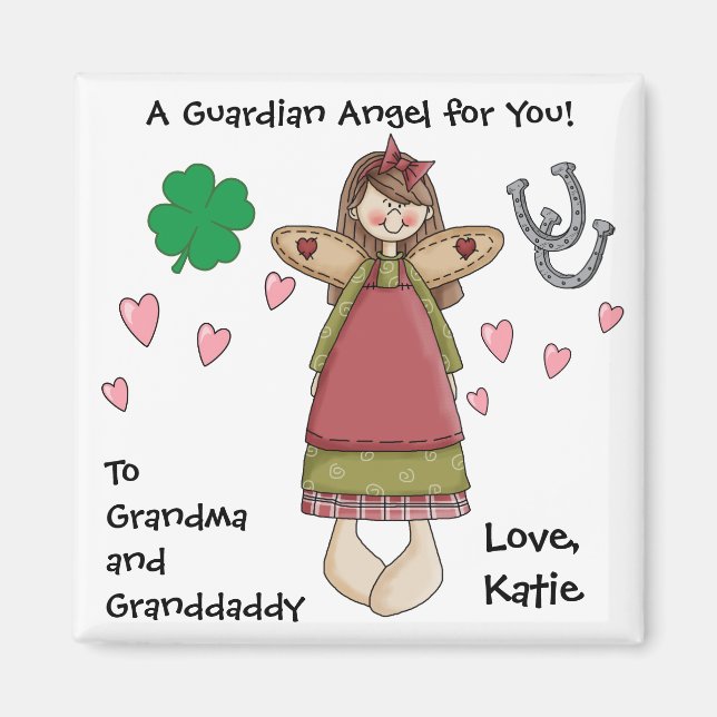 A Guardian Angel for You ! Magnet (Front)