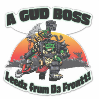 A Gud Boss Leedz From Da Front Sticker