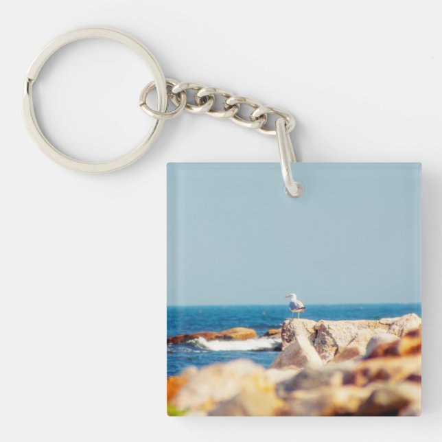 A Gull's Post Keychain (Front)