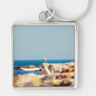 A Gull's Post Keychain