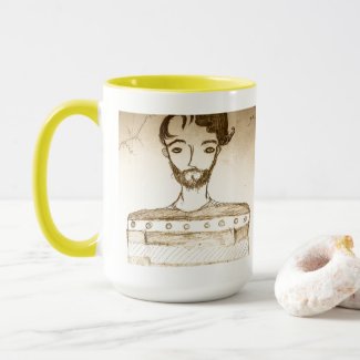 a guy with no purpose manga anime Two-Tone coffee mug