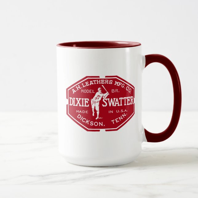 A.H. Leathers Dixie Swatter Baseball Dickson TN. Mug (Right)