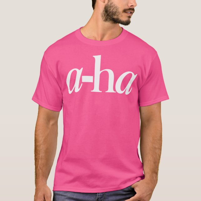 A-Ha Band T-Shirt (Front)