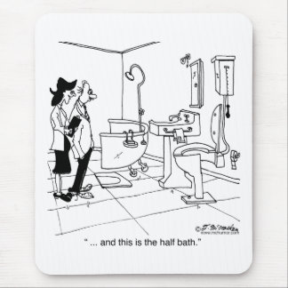 A Half Bath Mouse Pad