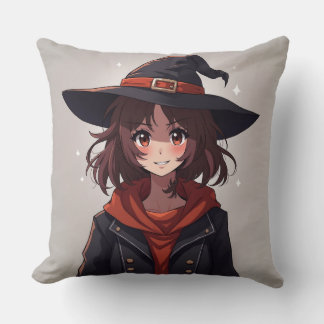 a Halloween-appropriate character Throw Pillow