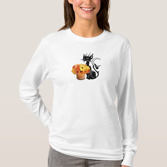 A Halloween Black Cat T-Shirt