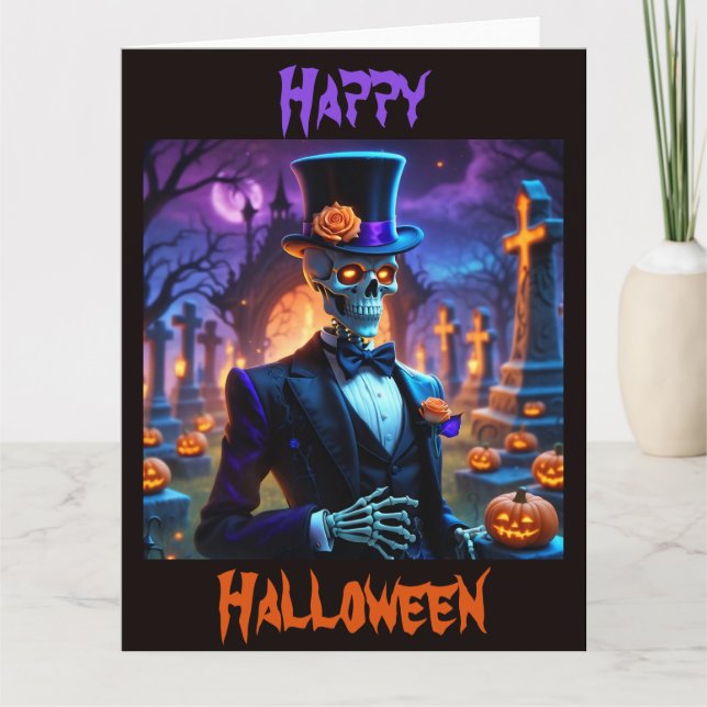 A Halloween Groom Card (Front)