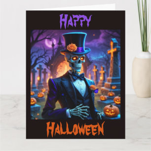 A Halloween Groom Card