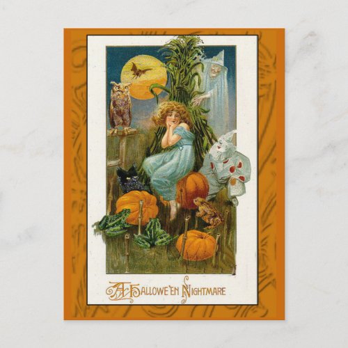 A Halloween Nightmare Vintage Art Cards