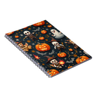 a Halloween notebook