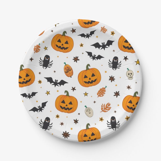 a Halloween plate (Front)
